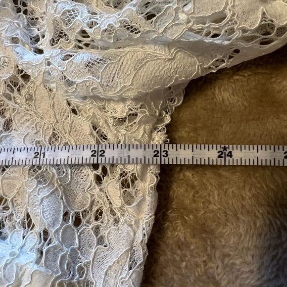 Fever Women's XL Multicolor Lace Blouse with Detachable Shell - Picture 7 of 9